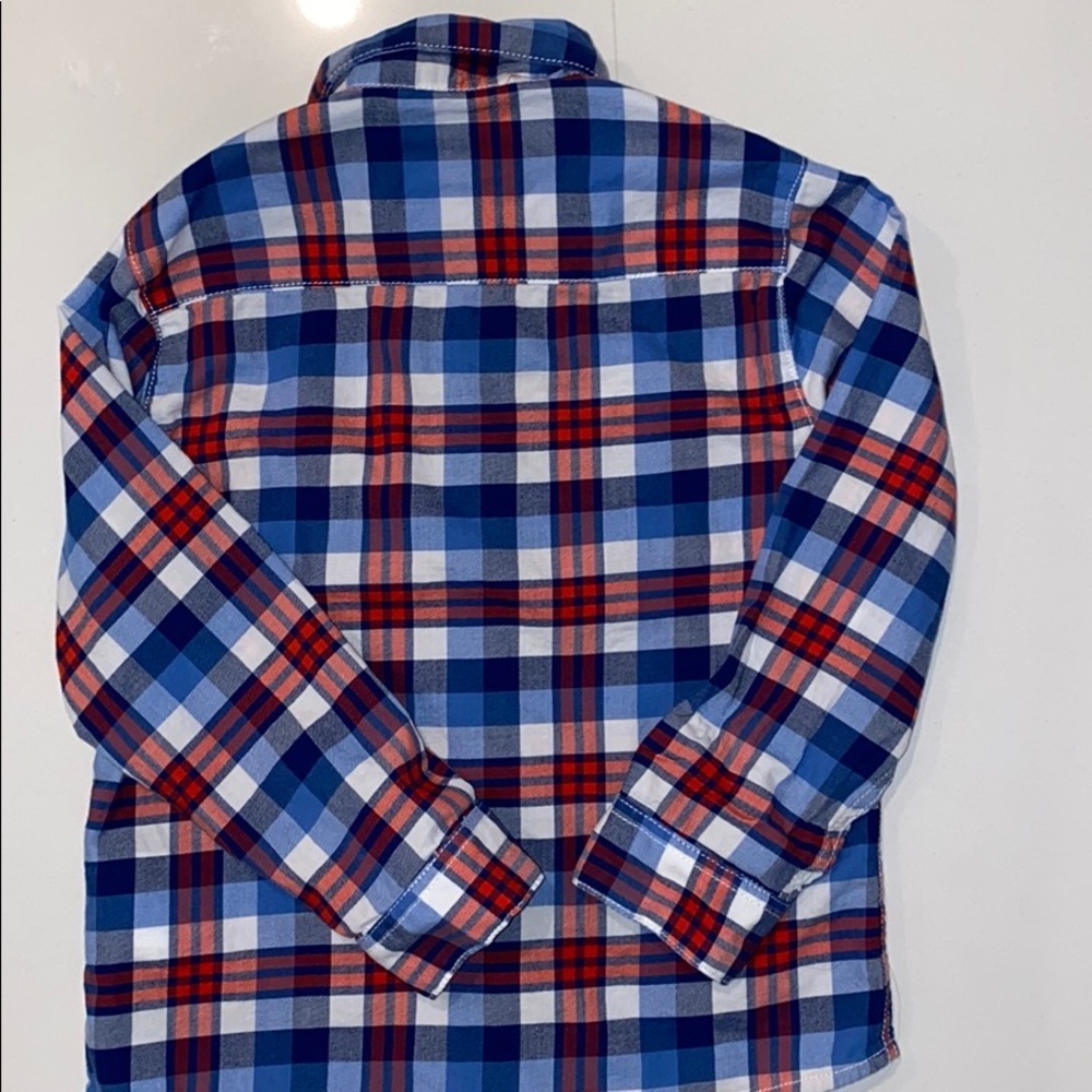 Mayoral Boys Plaid Button Down Shirt - Picture 4 of 4